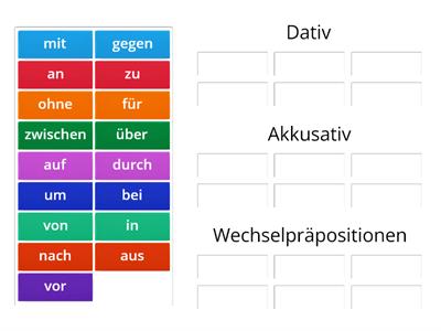 Präpositionen