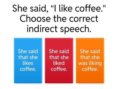 Direct and Indirect Speech