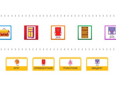 Сортування на швидкість/геометричні фігури