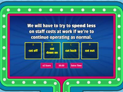 FCE Phrasal Verb Quiz