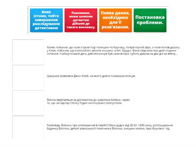 Перевірка домашнього завдання за твором "Спілка рудих"