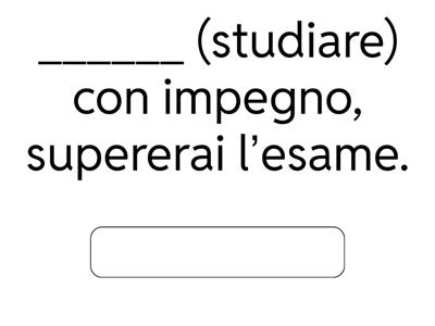 Gerundio - Livello A2/B1