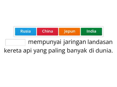 Jenis dan Kemajuan Pengangkutan di Asia