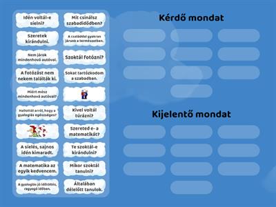 Kijelentő-kérdő mondat 2.o.