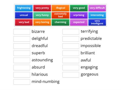 FCE Compact adjectives