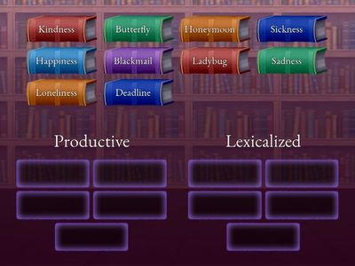 Can you tell if it’s productive or lexicalized?