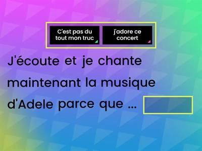 Parler de ses goûts