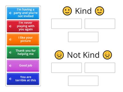 Kind / Not Kind Sort