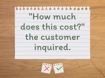 Grammar: Reported speech: questions, imperatives and requests (Intermediate plus 9A)