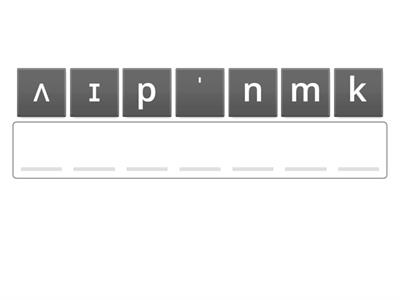 Pronunciation I1-I2 No clues Phonetics Jumble