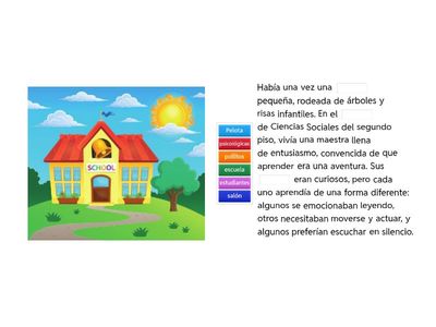  Cuento - El aula donde las herramientas hablaban