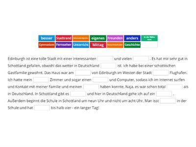 Nat 5 German listening model paper 1