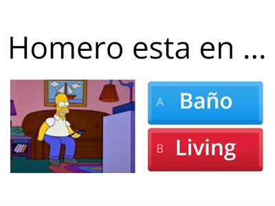 PARTES DE LA CASA: Simpsons