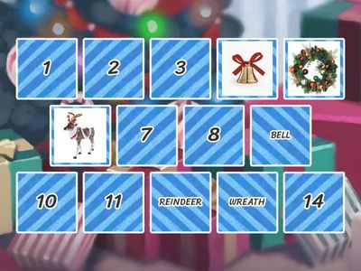 Match the Christmas words