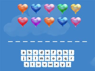 Grade 4 Frindle List 1 (Hangman)