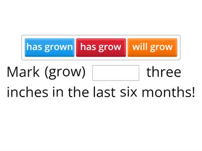 present perfect for kids