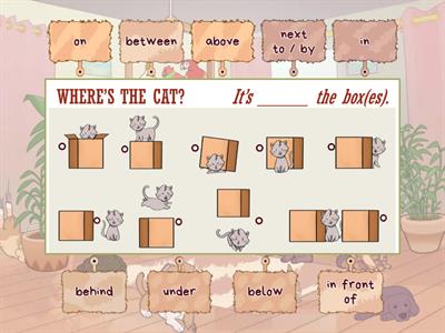 Prepositions of place