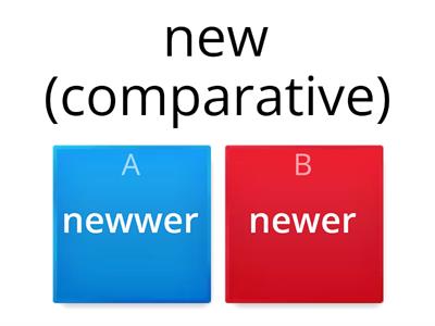 Comparative and Superlative Adjectives