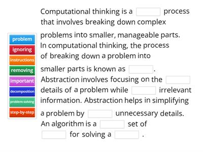 Computational Thinking