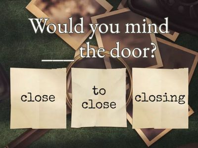 Gerund and Infinitive B2