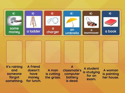 Vocabulary Activity: Who Needs What?