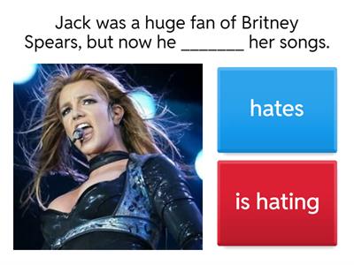 Simple or Continuous? Stative verbs.