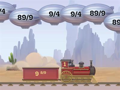 Mixed Numbers to Improper Fractions Balloon Pop