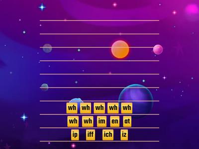 Digraph: wh Word Builder 