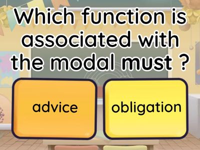 Modals - Advice or Obligation- ZAVAMA TOEFL