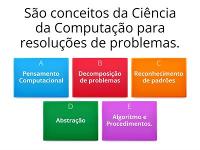 Pensamento Computacional