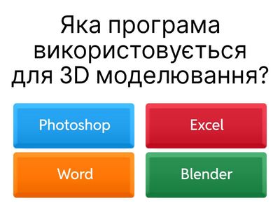 3D Моделювання у Blender