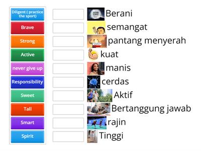 Match the adjectives with suitable picture!