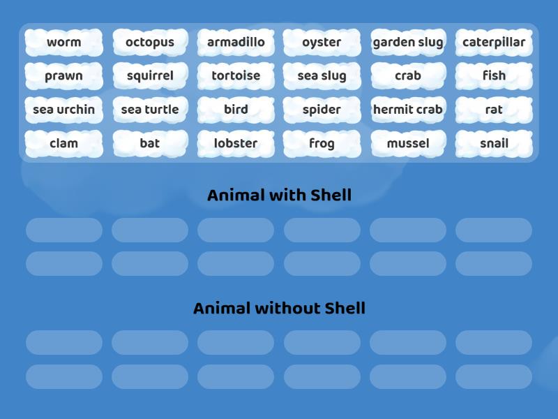 Life in a Shell Sorting Game - Group sort