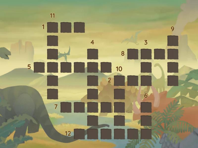 DINOSAUR LAND ⭐️★⭐️ CROSSWORD PUZZLE ⭐️ LEARN your NUMBERS GUESS DINOSAUR LAND ⭐️★⭐️ CROSSWORD PUZZLE ⭐️ LEARN your NUMBERS GUESS