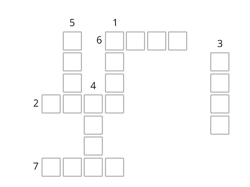 LAS FRUTAS DE CUATRO LETRAS Crossword