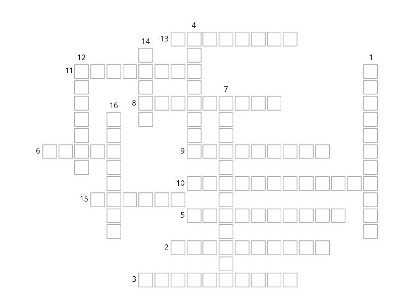 HOTEL Crossword HOTEL Crossword