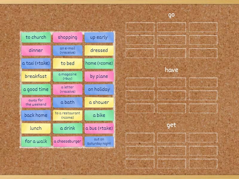 7C - GO HAVE GET - Group sort