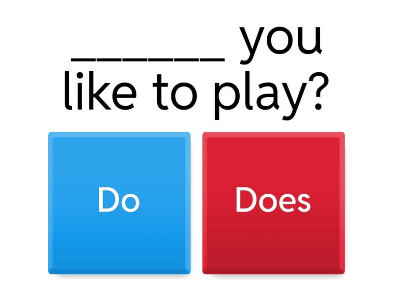 Do does present simple questions quiz