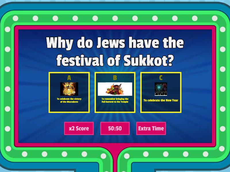 Sukkot quiz show telequiz