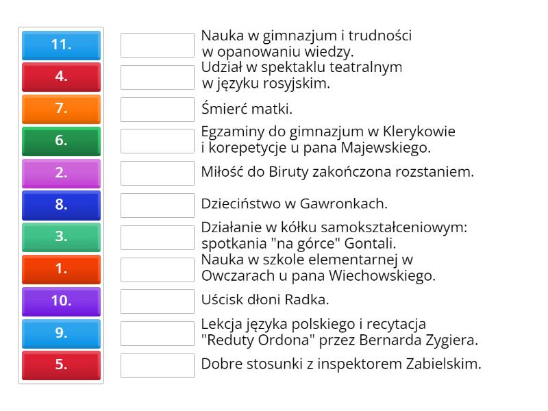 Przemiana Marcina Borowicza Losy Marcina Borowicza: "Syzyfowe prace" - Match up