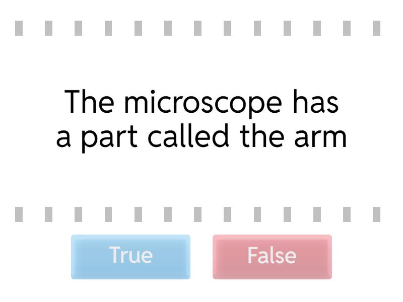 S1 microscopes and cells true or false