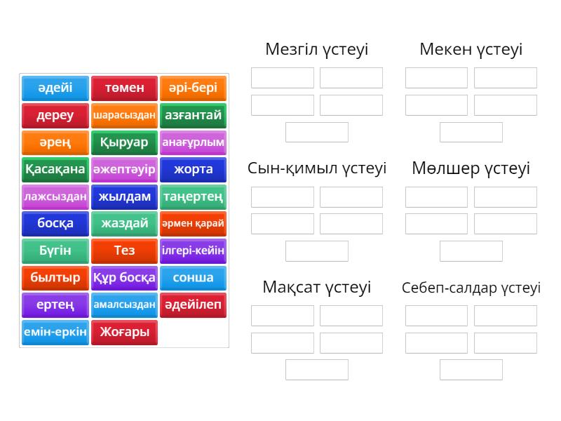 Үстел астындағы соруды қараңыз