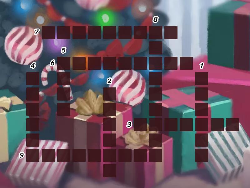 SS_christmas decorations_ Crossword