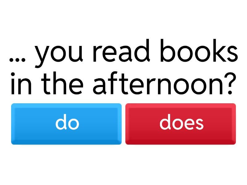 Do/does Quiz
