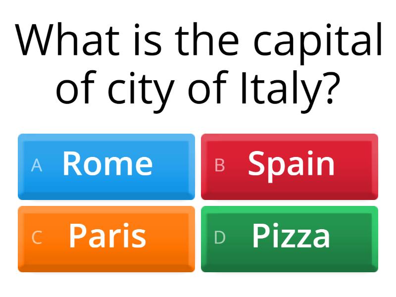 General knowledge quiz