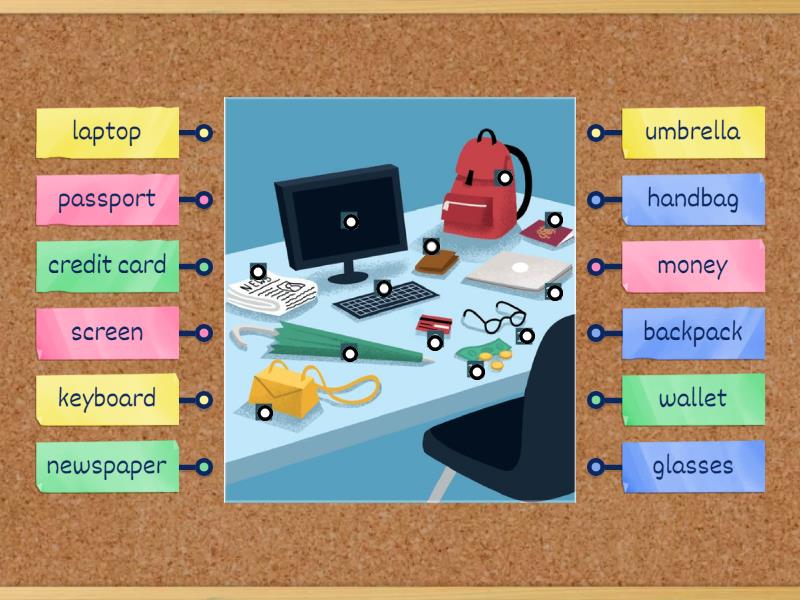 Roadmap A1 Unit 2B Everyday objects 2 - Diagrama con etiquetas