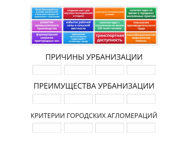 Процесс урбанизации в Казахстане - Group sort