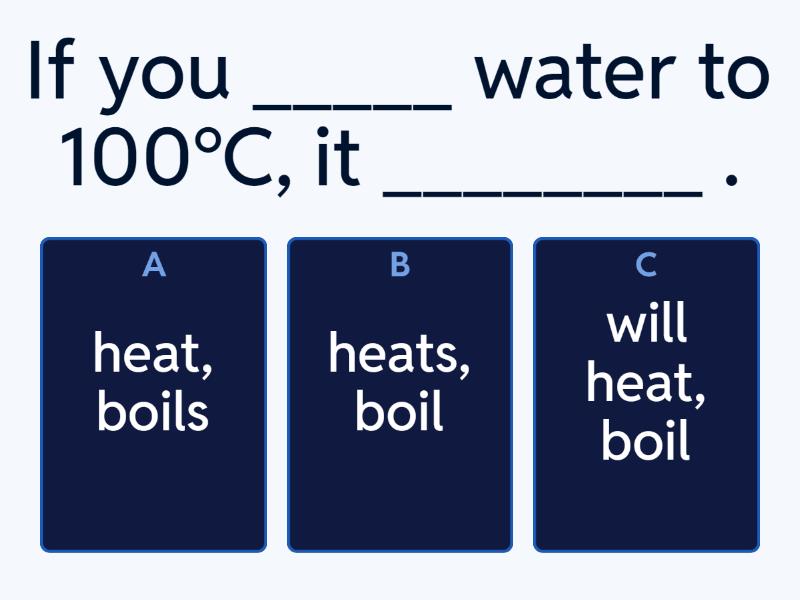 Conditionals 0 1 quiz