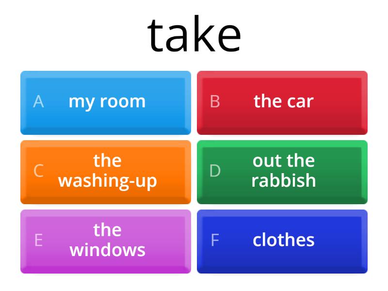 Household chores full blast 7 quiz