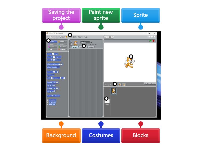 s1 scratch - Labelled diagram